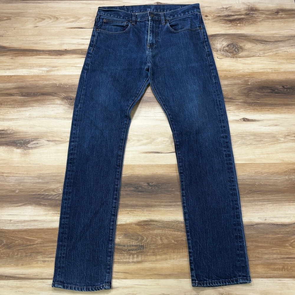 Brooks Brothers Jeans 32x32 Slim Fit Stretch Denim Dark Wash Blue 116 Slim Fit
